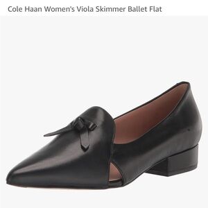 Cole Haan Women's Classic Black Flats Viola skimmer 9